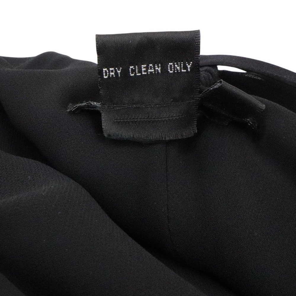 Rimini by Shaw Silk Midi Slip Dress Cowl Neck Black Size 8 - Picture 10 of 10